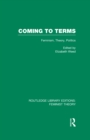 Coming to Terms (RLE Feminist Theory) : Feminism, Theory, Politics - eBook