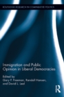 Immigration and Public Opinion in Liberal Democracies - eBook