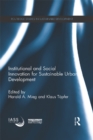 Institutional and Social Innovation for Sustainable Urban Development - eBook
