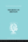 Negroes in Britain : A Study of Racial Relations in English Society - eBook