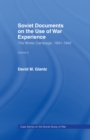 Soviet Documents on the Use of War Experience : Volume Two: The Winter Campaign, 1941-1942 - eBook