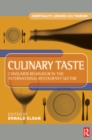 Culinary Taste - eBook