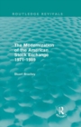 The Modernization of the American Stock Exchange 1971-1989 (Routledge Revivals) - eBook