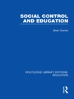 Social Control and Education (RLE Edu L) - eBook