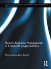 Human Resource Management in Nonprofit Organizations - eBook