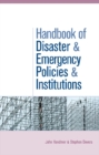 The Handbook of Disaster and Emergency Policies and Institutions - eBook