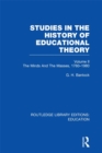 Studies in the History of Educational Theory Vol 2 : The Minds and the Masses, 1760-1980 - eBook