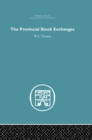 Provincial Stock Exchanges - eBook
