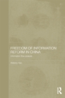 Freedom of Information Reform in China : Information Flow Analysis - eBook