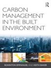 Carbon Management in the Built Environment - eBook