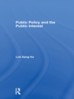 Public Policy and the Public Interest - eBook