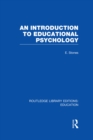An Introduction to Educational Psychology - eBook