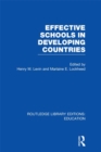 Effective Schools in Developing Countries - eBook
