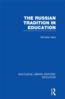 The Russian Tradition in Education - eBook