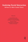 Analyzing Social Interaction : Advances in Affect Control Theory - eBook