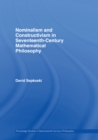 Nominalism and Constructivism in Seventeenth-Century Mathematical Philosophy - eBook