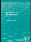 International Economics (Routledge Revivals) - eBook