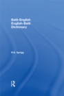 Balti-English English-Balti Dictionary - eBook