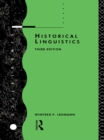 Historical Linguistics : An Introduction - eBook