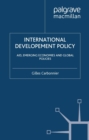 International Development Policy : Aid, Emerging Economies and Global Policies - eBook