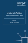Emotions in Politics : The Affect Dimension in Political Tension - N. Demertzis