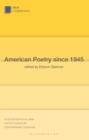 American Poetry since 1945 - Book