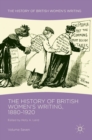 The History of British Women's Writing, 1880-1920 : Volume Seven - Book