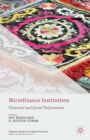 Microfinance Institutions : Financial and Social Performance - eBook