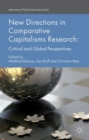 New Directions in Comparative Capitalisms Research : Critical and Global Perspectives - eBook