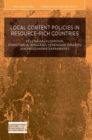 Local Content Policies in Resource-rich Countries - Book
