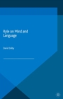 Ryle on Mind and Language - eBook