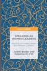 Speaking as Women Leaders : Meetings in Middle Eastern and Western Contexts - Book