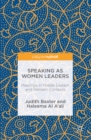 Speaking as Women Leaders : Meetings in Middle Eastern and Western Contexts - eBook