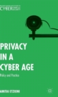 Privacy in a Cyber Age : Policy and Practice - Book