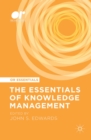 The Essentials of Knowledge Management - eBook