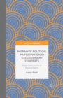 Migrants' Participation in Exclusionary Contexts : From Subcultures to Radicalization - eBook