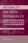 Rationality and Social Responsibility : Essays in Honor of Robyn Mason Dawes - Book