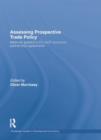 Assessing Prospective Trade Policy : Methods Applied to EU-ACP Economic Partnership Agreements - Book