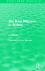 The Real Situation in Russia (Routledge Revivals) - Book