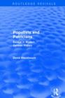 Populists and Patricians (Routledge Revivals) : Essays in Modern German History - Book