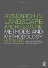 Research in Landscape Architecture : Methods and Methodology - Book