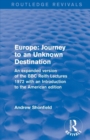 Revival: Europe: Journey to an Unknown Destination (1972) - Book
