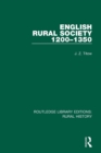 English Rural Society, 1200-1350 - Book