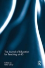 The Journal of Education for Teaching at 40 - Book