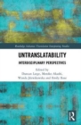 Untranslatability : Interdisciplinary Perspectives - Book