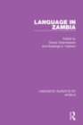 Language in Zambia - Book