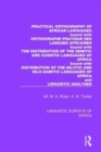 Practical Orthography of African Languages : Bound with: Orthographe Pratique des Langues Africaines; The Distribution of the Semitic and Cushitic Languages of Africa; The Distribution of the Nilotic - Book