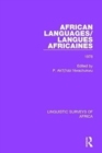 African Languages/Langues Africaines : Volume 4 1978 - Book