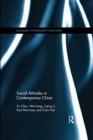 Social Attitudes in Contemporary China - Book