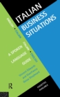 Italian Business Situations : A Spoken Language Guide - Book